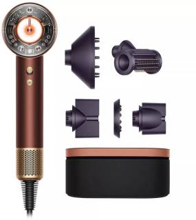 Фен Dyson Supersonic HD16 Nural Straight/Wavy Plum/Copper 318135-01