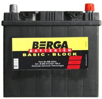 Аккумулятор Berga Basicblock 60Ah ASIA Ев (-/+) (510EN) 5604120517902