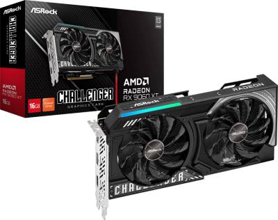 Видеокарта ASRock Radeon RX 9060 XT Challenger 16GB RX9060XT CL 16G