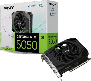 Видеокарта PNY GeForce RTX 5050 Single Fan 8GB VCG50508SFXPB1
