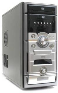 Корпус GMC AVC-K1 w/o PSU Black/silver