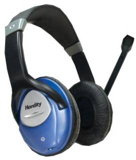 Наушники Hardity HP-460MV Black/Blue