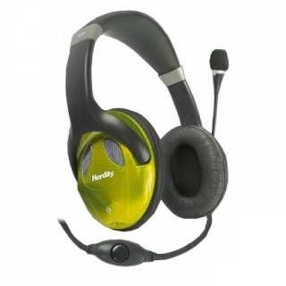 Наушники Hardity HP-440MV black-yellow