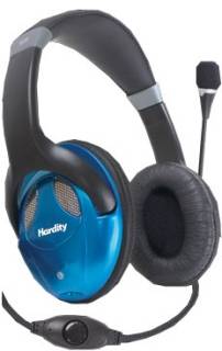 Наушники Hardity HP-440MV black-blue