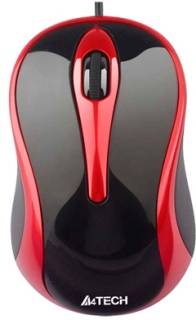 Мышка A4Tech V-Track N-350-2 Black/Red 4711421865111