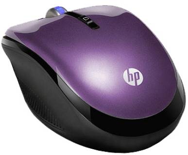 Мышка HP 2.4GHz Wireless Optical (Sweet Purple) Mobile Mouse LY785AA