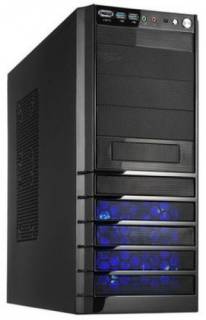 Корпус Logic URANIUM Middletower 600W Black UR04(BK/BL)-600