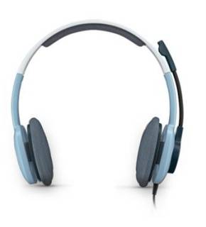Наушники Logitech H250 Stereo Headset Ice Blue 981-000377
