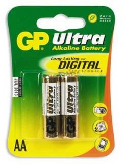 Батарейка GP Ultra Alkaline LR03 AAA 24AU-U2