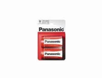 Батарейка Panasonic RED ZINK R20 BLI 2 ZINK-CARBON R20REL/2BPR