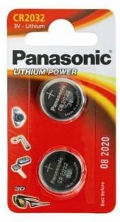 Батарейка Panasonic CR 2032 BLI 2 LITHIUM CR-2032EL/2B