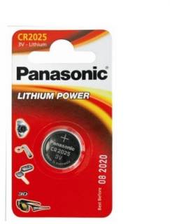 Батарейка Panasonic CR 2025 BLI 1 LITHIUM CR-2025EL/1B