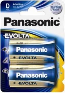Батарейка Panasonic EVOLTA D BLI 2 ALKALINE LR20EGE/2BP