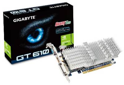 Видеокарта Gigabyte GeForce GT610 1024Mb GV-N610D3-1GI