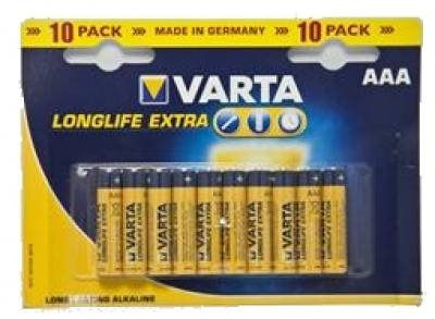 Батарейка Varta Extra BLI10 ALKALINE 04103101461