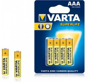 Батарейка Varta SUPERLIFE MICRO BLI 4 ZINC-CARBON 02003101414