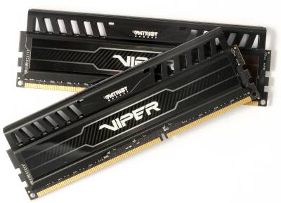 Оперативная память Patriot Viper 3 series Black DDR3 16Gb (2x8Gb) 1600MHz CL9 Kit PV316G160C9K