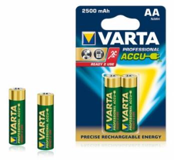 Аккумулятор Varta PROF ACCU AA 2500mAh BLI 2 NI-MH 05716101402