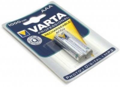 Аккумулятор Varta ACCU AAA 1000mAh BLI 2 NI-MH 05703301402