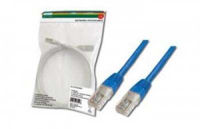 Кабель Digitus CAT 5e UTP, 0.5м, AWG 26/ 7 Blue DK-1511-005/B