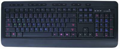Клавиатура HQ-Tech KB-310FMC Black USB