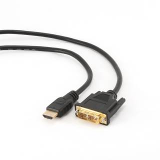 Кабель Gembird HDMI-DVI 4.5m CC-HDMI-DVI-15 bulk