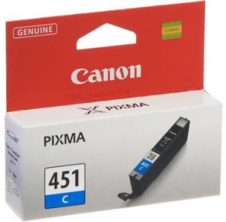 Картридж Canon Чернильница Canon CLI-451C (Cyan) PIXMA MG5440/ MG6340 6524B001