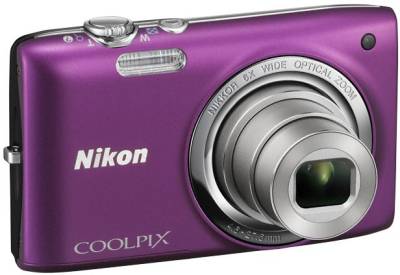 Фотоаппарат Nikon COOLPIX S3500 Purple VNA293E1
