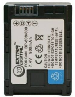Аккумулятор Extradigital Аккумулятор BP-808 Chip DV00DV1260