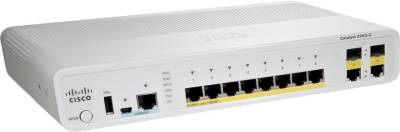 Сетевой коммутатор Cisco Catalyst 2960C Switch 12 FE PoE, 2 x Dual Uplink, Lan Base WS-C2960C-12PC-L