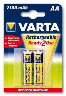 Батарейка Varta Longlife Accu R2U тип AA, 2100 mAh, 1.2V, Ni-MH 56706101402