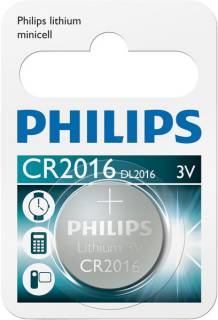 Батарейка Philips Lithium CR2016/1bl CR2016/01B