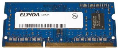 Оперативная память ELPIDA So-Dimm DDR3 2GB 1066MHz CL7 EBJ21UE8BDS0-AE-F