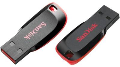 Флеш-память USB SanDisk Cruzer Blade 64Gb Black/red USB 2.0 SDCZ50-064G-B35