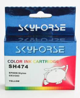Картридж Skyhorse Epson Round St C63/C65/CX3500 Yellow SC-5 T0474