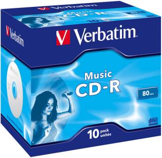 Диск Verbatim Audio Live it Jewel 10 43365