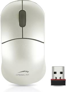 Мышка SPEEDLINK SNAPPY Wireless Mouse - Nano USB, pearl white SL-6152-WT