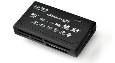 Картридер Grand-X Mini Card Reader All in 1 CRX05 Black