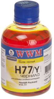 Чернила WWM HP C8719/С8721/С5016 Yellow H77/Y