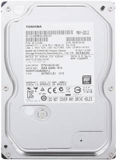 Внутренний HDD/SSD Toshiba DT01ACA100 1Tb 7200rpm 32Mb