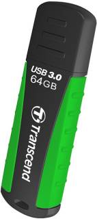 Флеш-память USB Transcend JetFlash 810 64Gb Black+Green USB 3.0 TS64GJF810