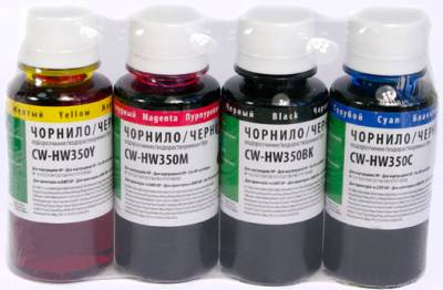 Чернила ColorWay HP 121/134 (4х100мл) BK/С/M/Y CW-HW350SET01