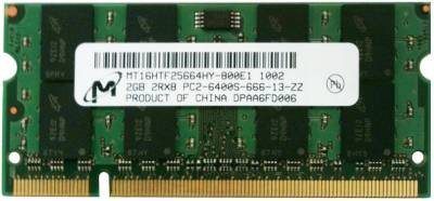Оперативная память Micron So-Dimm DDR2 2GB 800MHz CL6 MT16HTF25664HY-800E1