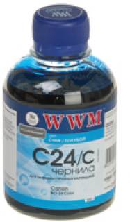Чернила WWM Canon BCI-24 (Cyan) C24C G220261