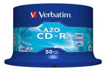 Диск Verbatim Cake box AZO Crystal 43343