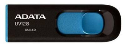 Флешка A-Data UV128 32GB Black-Blue USB 3.0 AUV128-32G-RBE