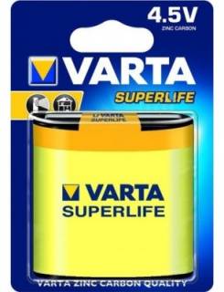 Батарейка Varta SUPERLIFE 3R12P FOL 1 ZINC-CARBON 02012101301