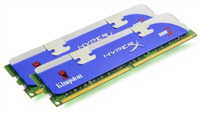 Оперативная память Kingston Модуль памяти DDR2 1GB/1066 HyperX KHX8500D2K2/2G