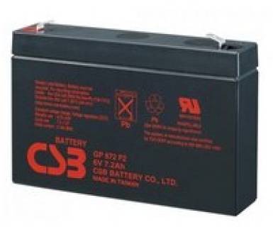 Аккумуляторная батарея CSB 6V - 7.2Ah (GP672 F2)