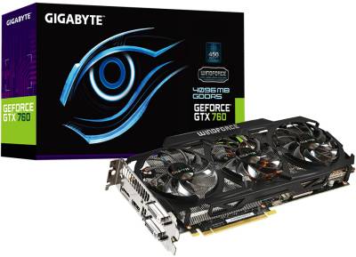 Видеокарта Gigabyte GeForce GTX 760 4Gb GV-N760WF3-4GD